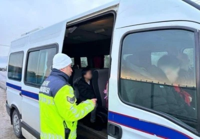 Bursa İl Jandarma Komutanlığı'ndan okul servislerine sıkı denetim 