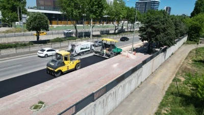 Bursa-İstanbul Yolu'nda yoğun &ccedil;alışma!