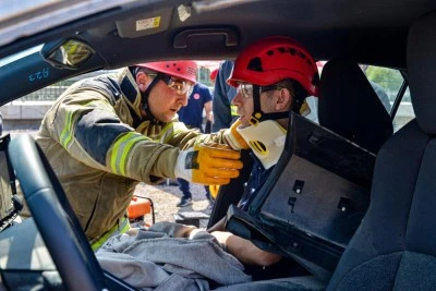 Bursa itfaiyesinden nefes kesen tatbikat