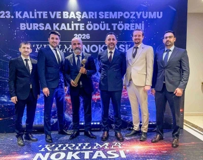 Bursa Kalite B&uuml;y&uuml;k &Ouml;d&uuml;l&uuml;&rsquo;n&uuml; aldılar