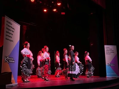 Bursa K&uuml;lt&uuml;r Fabrikası'nın kış d&ouml;nemine g&ouml;rkemli kapanış