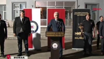 Bursa merkezli 21 ilde uyuşturucu operasyonu
