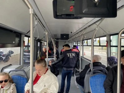 Bursa-Mudanya yolunda sabah saatlerinde şok denetim! 