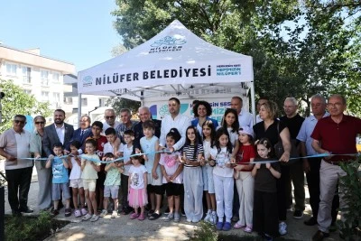 Bursa Nil&uuml;fer'de Mehmet&ccedil;ik Parkı a&ccedil;ıldı