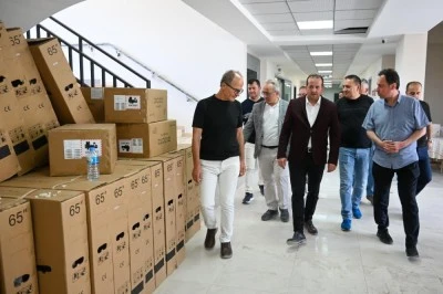 Bursa Nil&uuml;fer'deki 2 okul eğitim &ouml;ğretim d&ouml;nemine yetişecek