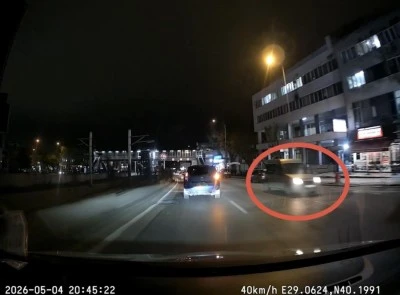 Bursa'nın en yoğun caddesinde ters y&ouml;nde ilerledi