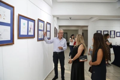 Bursa'nın gen&ccedil; karikat&uuml;r sanat&ccedil;ılarından ilk sergi