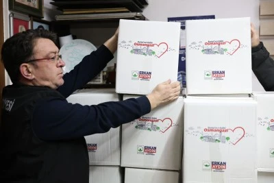 Bursa Osmangazi Belediyesi'nden Ramazan Ayı erzak yardımı
