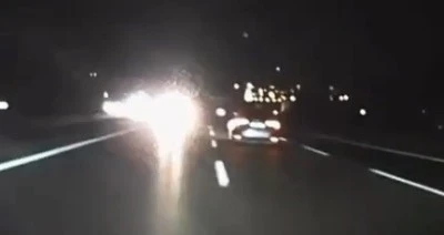 Bursa otobanında ters y&ouml;nde ilerledi