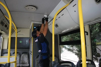 Bursa otob&uuml;slerinin g&uuml;venlik sistemi g&uuml;&ccedil;lendirildi