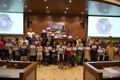 Bursa robotik kodlamada sertifika heyecanı