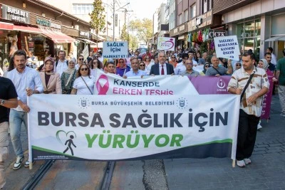 Bursa sağlık i&ccedil;in y&uuml;r&uuml;d&uuml;