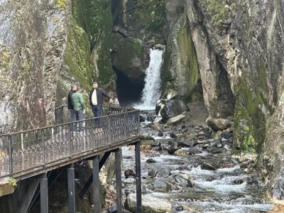 Bursa Saitabat Şelalesi yeniden coştu