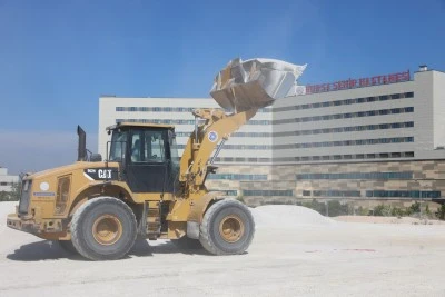 Bursa Şehir Hastanesi'nin i&ccedil; yolları yenilendi