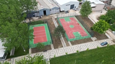 Bursa Şehit Piyade Er Hakan S&ouml;ylemez mahalle parkı yenileniyor