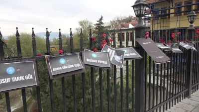 Bursa Setbaşı K&ouml;pr&uuml;s&uuml; karanfillerle donatıldı