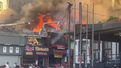 Bursa Setbaşı'nda yangın 