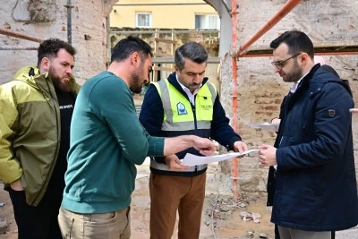 Bursa Setbaşı'ndaki tarihi kilise sanat merkezine d&ouml;n&uuml;ş&uuml;yor