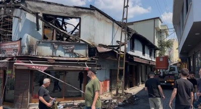 Bursa tarihi &ccedil;arşıda &ccedil;ıkan yangının maddi hasarı belli oldu