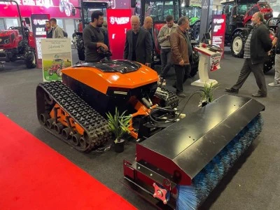 Bursa Tarım Fuarı'nın en dikkat &ccedil;eken makinesi 