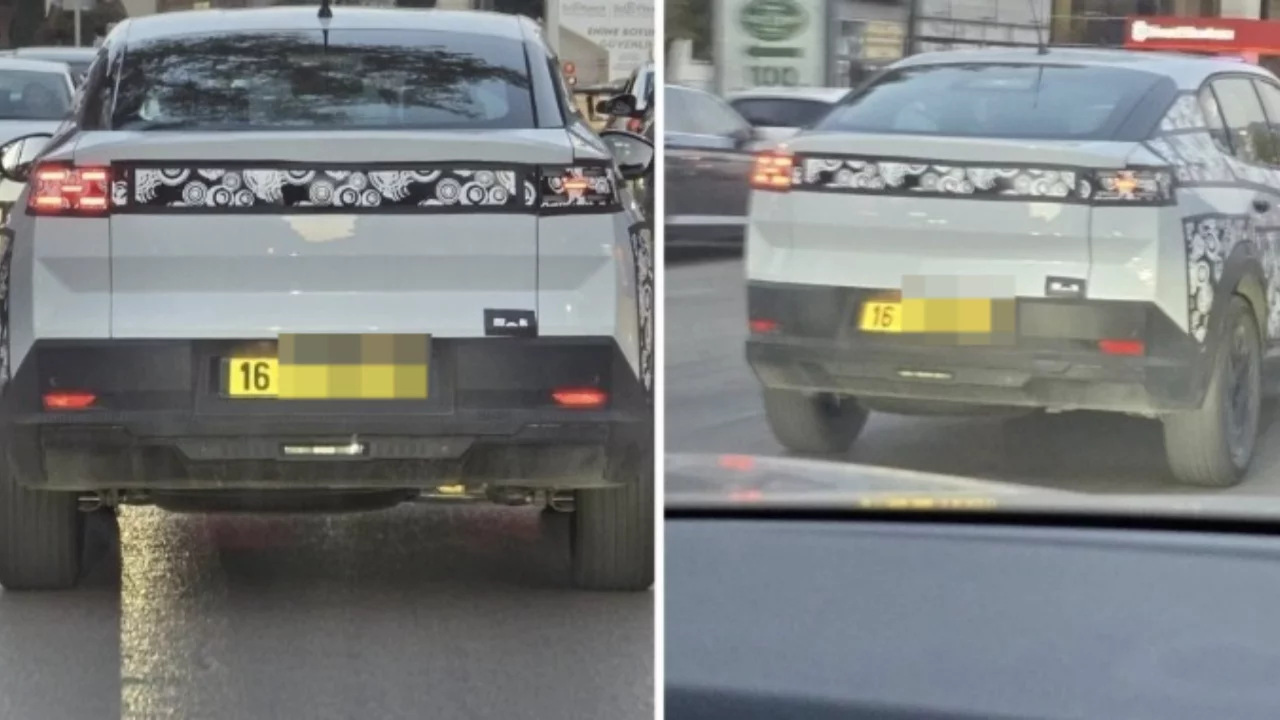 Bursa trafiğinde dikkat &ccedil;eken ara&ccedil;!