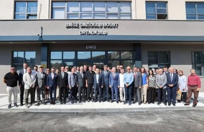 Bursa Valisi Erol Ayyıldız'dan inşaatı tamamlanan Bosut Ortaokulu'na Ziyaret