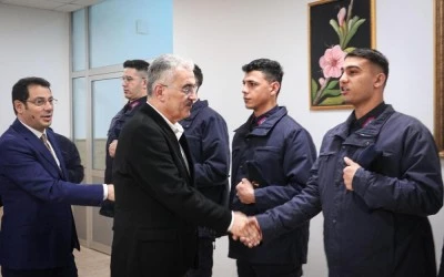 Bursa Valisi Erol Ayyıldız, Mehmet&ccedil;ikle bayramlaştı
