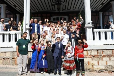 Bursa'ya gelen yabancı ekipler Başkan Vekili Biba'yı ziyaret etti