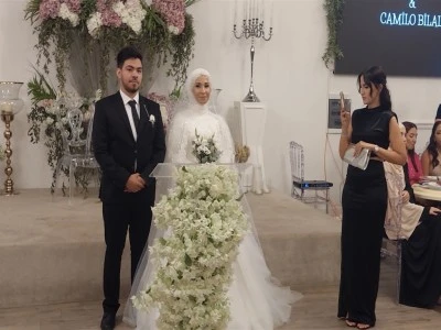 Bursa'ya Kolombiyalı damat