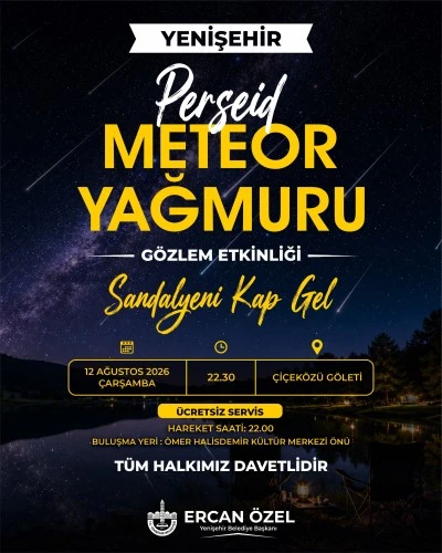 Bursa Yenişehir'de g&ouml;zler g&ouml;ky&uuml;z&uuml;ne &ccedil;evrilecek