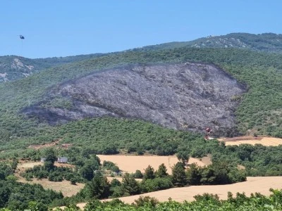 Bursa Yenişehir'deki orman yangını s&ouml;nd&uuml;r&uuml;ld&uuml;