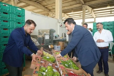 Bursa Yenişehir'in tarım &uuml;r&uuml;nleri Libya yolunda