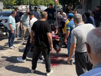 Bursa Yıldırım'da kanlı esnaf kavgası: 3 yaralı! 