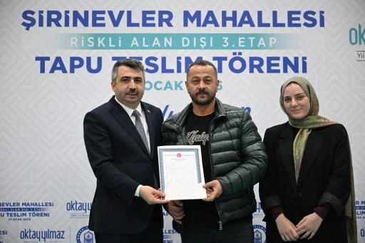 Bursa Yıldırım'da tapu sevinci 