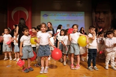 Bursa Yuvam Personel Kreşi&rsquo;nde yıl sonu heyecan