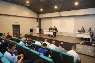 Bursa  zabıta teşkilatından Kurban Bayramı &ouml;ncesi koordinasyon toplantısı