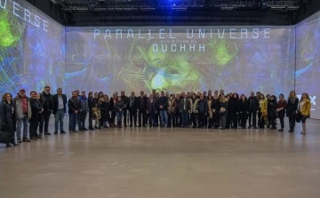 Bursalı Gazeteciler Downtown&rsquo;da Dijital Sanat Sergi Deneyimini yaşadı