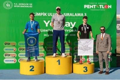 Bursalı sporcu T&uuml;rkiye ikincisi oldu