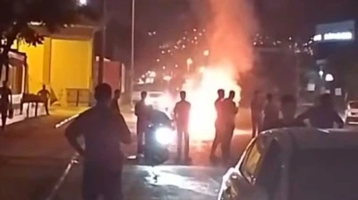 Bursalı s&uuml;r&uuml;c&uuml; yanmaktan son anda kurtuldu