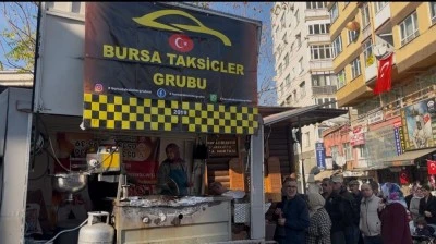 Bursalı taksiciler şehitlerimizi unutmadı