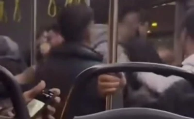 Bursalılar haftaya kavgayla başladı: İşte o g&ouml;r&uuml;nt&uuml;ler