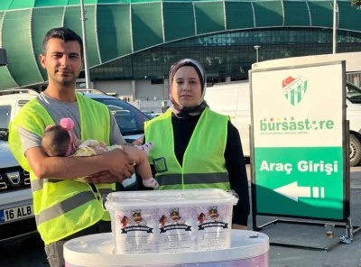 Bursalılar SMA hastası minik Eflin i&ccedil;in seferber oldu