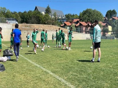 Bursaspor'da kondisyon ve taktik ağırlıklı antrenman
