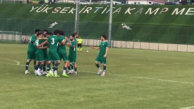 Bursaspor hazırlık ma&ccedil;ında Sarıyer'le karşılaştı!