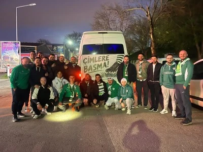 Bursaspor taraftarı 'Akın Var Akın' diyerek Eskişehir yolunda