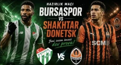 Bursaspor Ukrayna Şampiyonu Shakhtar Donetsk'le karşılaşıyor !