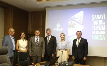 BUSİAD&rsquo;ın Bursa vizyonu  Genel Sekreter Halis&ccedil;elik&rsquo;e anlatıldı