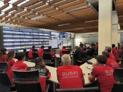 BUSKİ ve BURULAŞ arama kurtarma ekiplerinden toplantı 