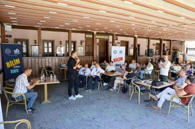 BU&Uuml;, Emirsultan'da "Bilim Kafe" projesini hayata ge&ccedil;irdi
