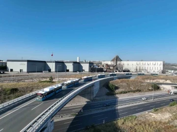 B&uuml;y&uuml;kşehir, 10 yeni otob&uuml;s&uuml; daha filosuna kattı
